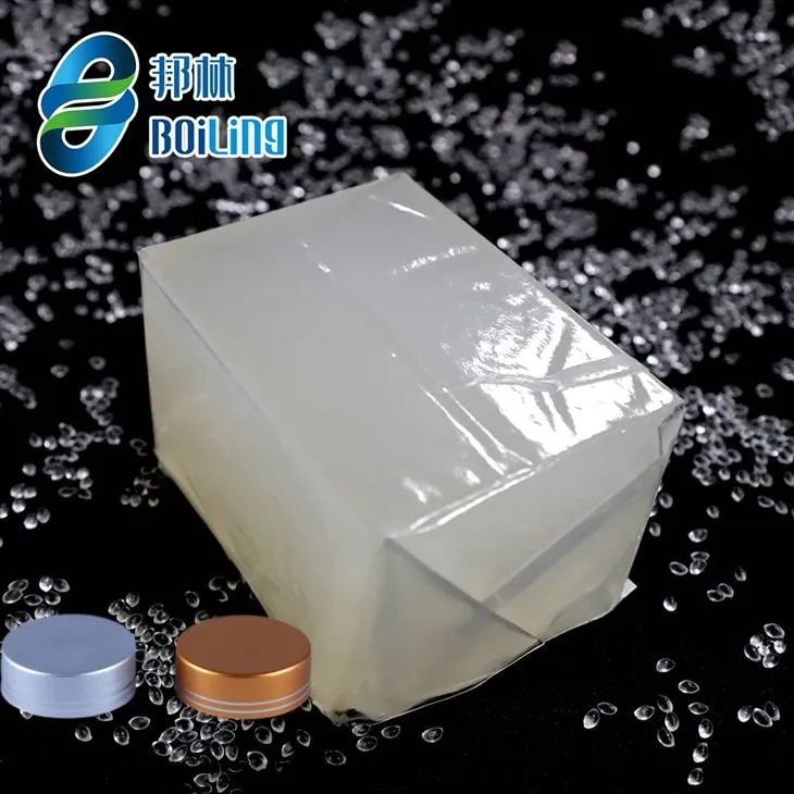 Горещо лепило за капачка на бутилка