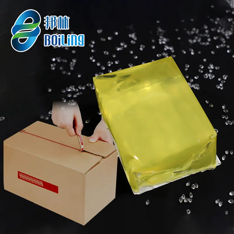 Самозалепващо се топящо се лепило за кашони